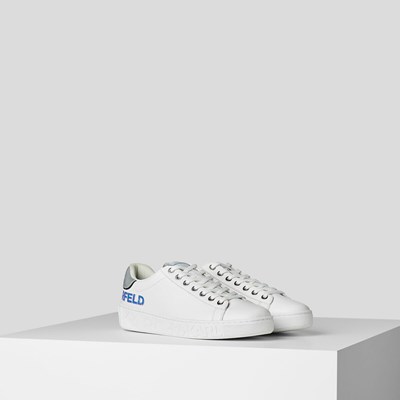 Dámské Tenisky Karl Lagerfeld Kupsole Iii Reflekt Logo Bílé | 340-QOVGZF