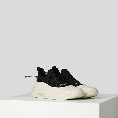 Pánské Tenisky Karl Lagerfeld Chase Knit Sock Trainer Černé | 529-TCPUKN